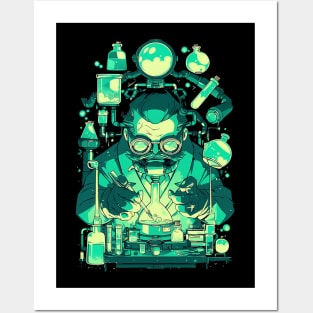 mad scientist Posters and Art